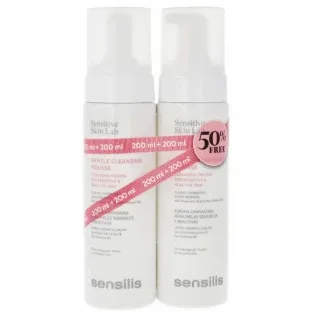 Spumă de curățare Sensilis DUPLO 2x200ml — preț și oferte