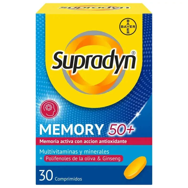 Supradyn Memoria 50+ 30 tablete BAYER — preț și oferte