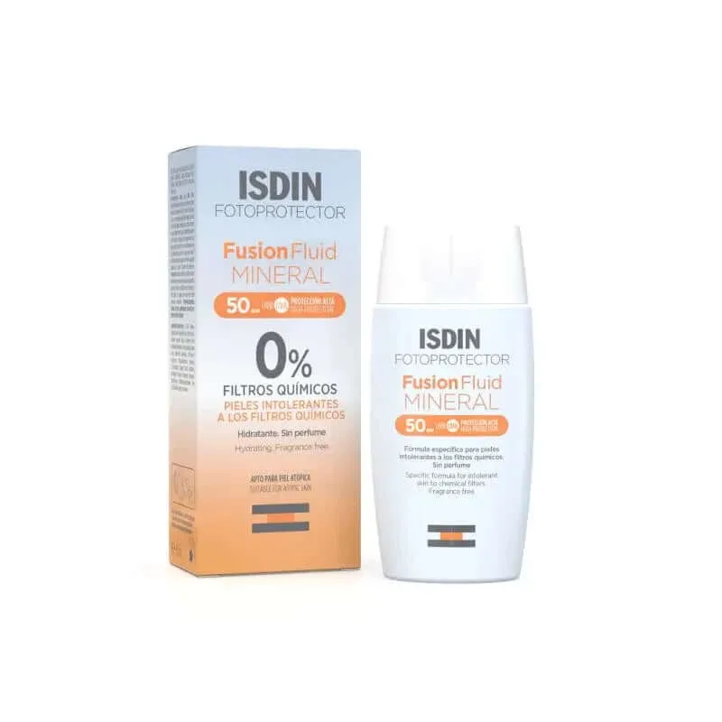 Isdin Fotoprotector SPF-50+ Fusion Fluid Mineral 50 ml Isdinceutics De — preț și oferte