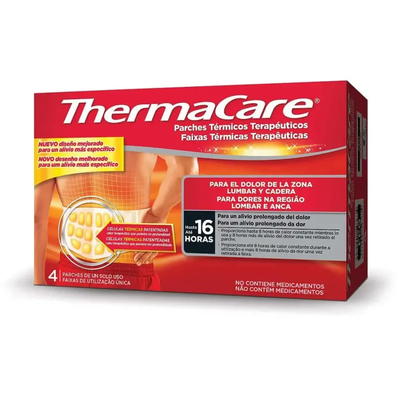 Patch termic terapeutic ThermaCare pentru partea inferioară a spatelui și șold, 4u — preț și oferte