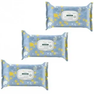 Klorane PACK 3 Șervețele de curățare delicată 3x70 unități — preț și oferte