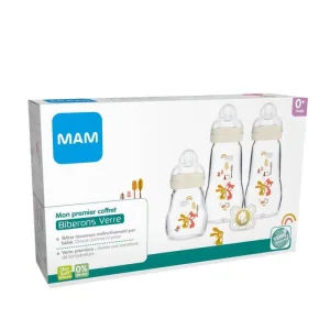 Mam Set de sticle de sticlă 0 luni +