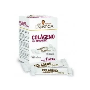 Ana Maria Lajusticia Colagen + Magneziu, 20 sticks Aromă de căpșuni — preț și oferte