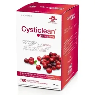 Cysticlean cu merișor PAC 240 mg, 60 caps Vita Green — preț și oferte