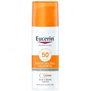 Eucerin Solar Photoaging Control CC Cream ton mediu SPF50+, 50ml — preț și oferte
