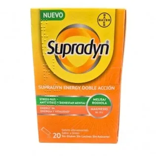 Supradyn Energy Double Action 20 de pliculețe efervescente BAYER — preț și oferte