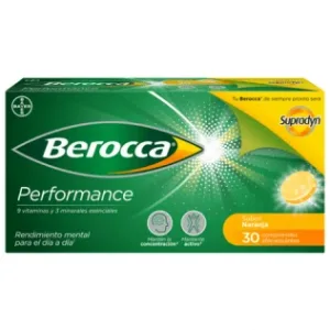 Berocca Performance Orange Flavour, 30 comprimate efervescente
