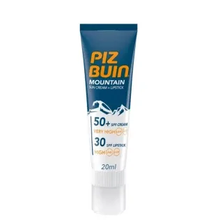 Piz Buin Mountain Protecție solară SPF50+ + ruj SPF30 Pachet solar 20ml + 2,3ml — preț și oferte