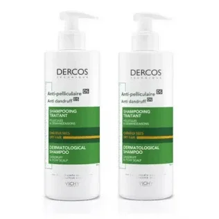Vichy DUPLO Dercos Șampon anti-mătreață uscată 2X390 ml — preț și oferte