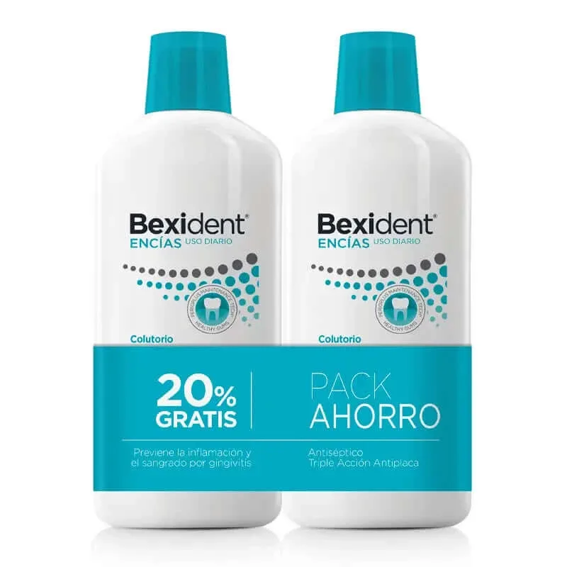 Bexident DUPLO Apă de gură gingivală CPC + Cymenol, 2 x 500ml — preț și oferte