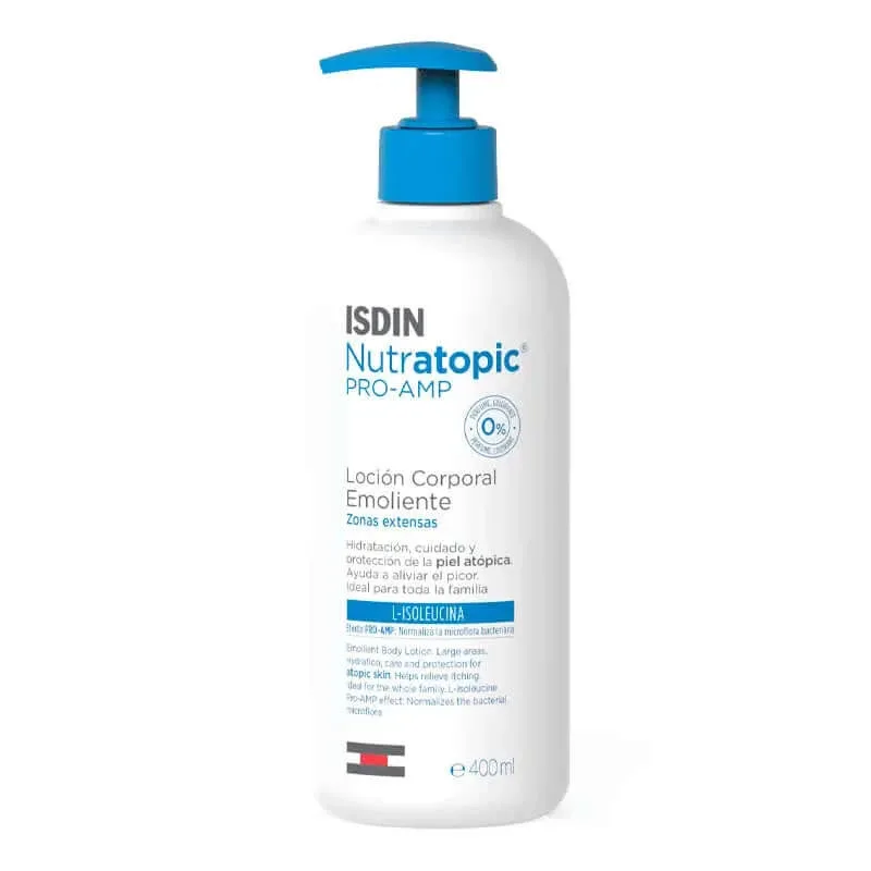 Isdin Nutratopic PRO-AMP Loțiune pentru pielea atopică 400ml Isdinceutics De — preț și oferte