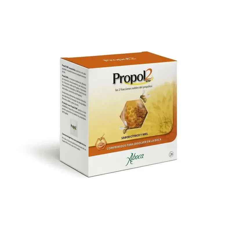Aboca Propol 2 EMF 20 comprimate orodispersabile de citrice și miere — preț și oferte