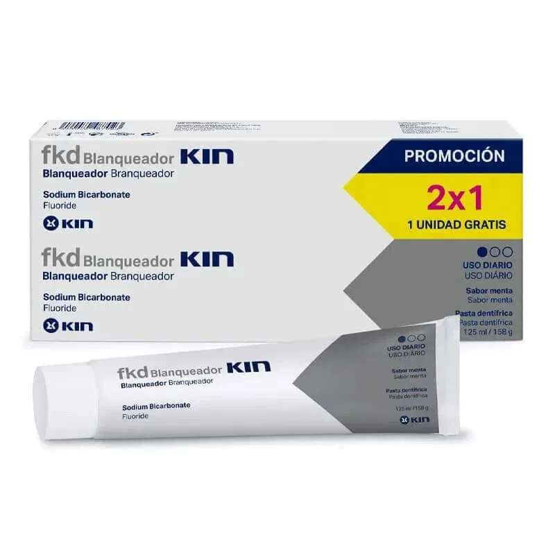 Pastă de dinți de albire Kin DUPLO FKD 2x125ml — preț și oferte