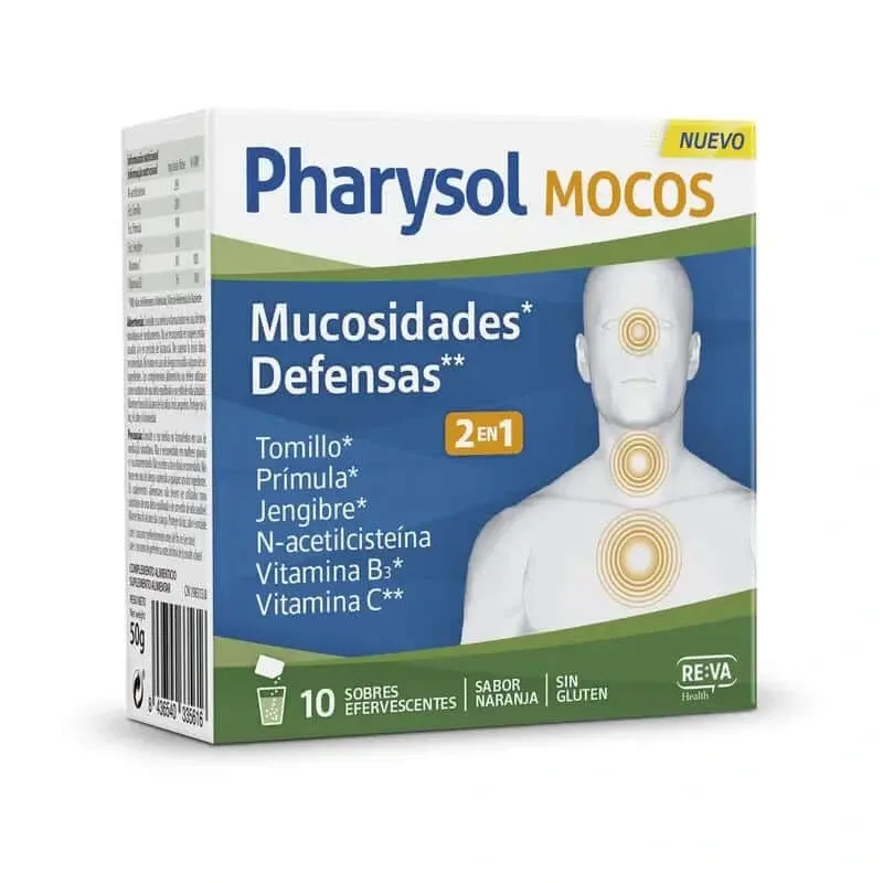 Pharysol Mocos 10 pliculețe efervescente Reva — preț și oferte