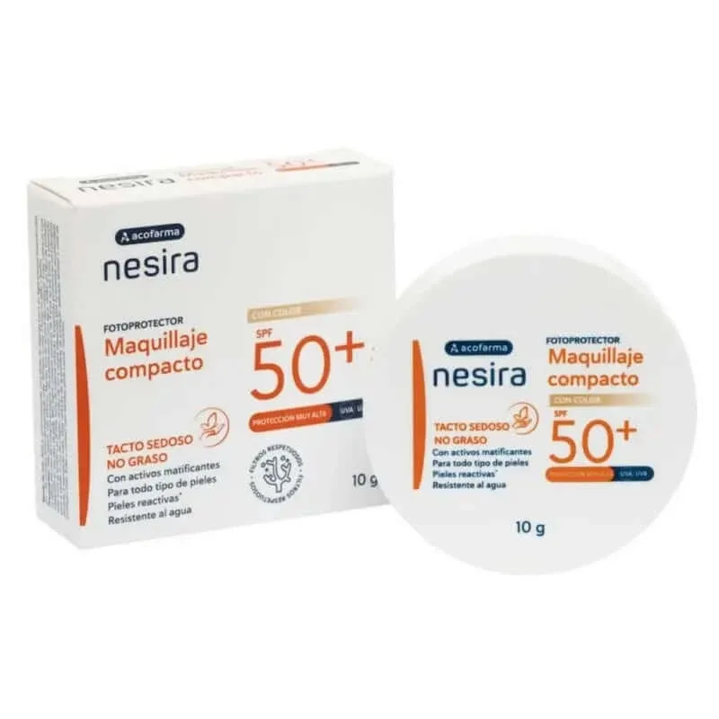 Acofarma Nesira Solar SPF 50+ Machiaj compact 10 g — preț și oferte