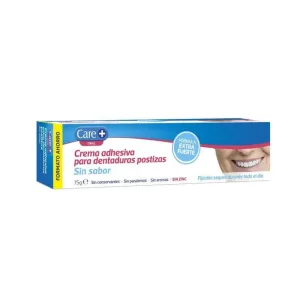 Care+ Cremă adezivă extra puternică fără gust 75g