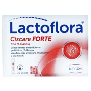 Lactoflora Ciscare Forte 10 pliculețe Lămâie