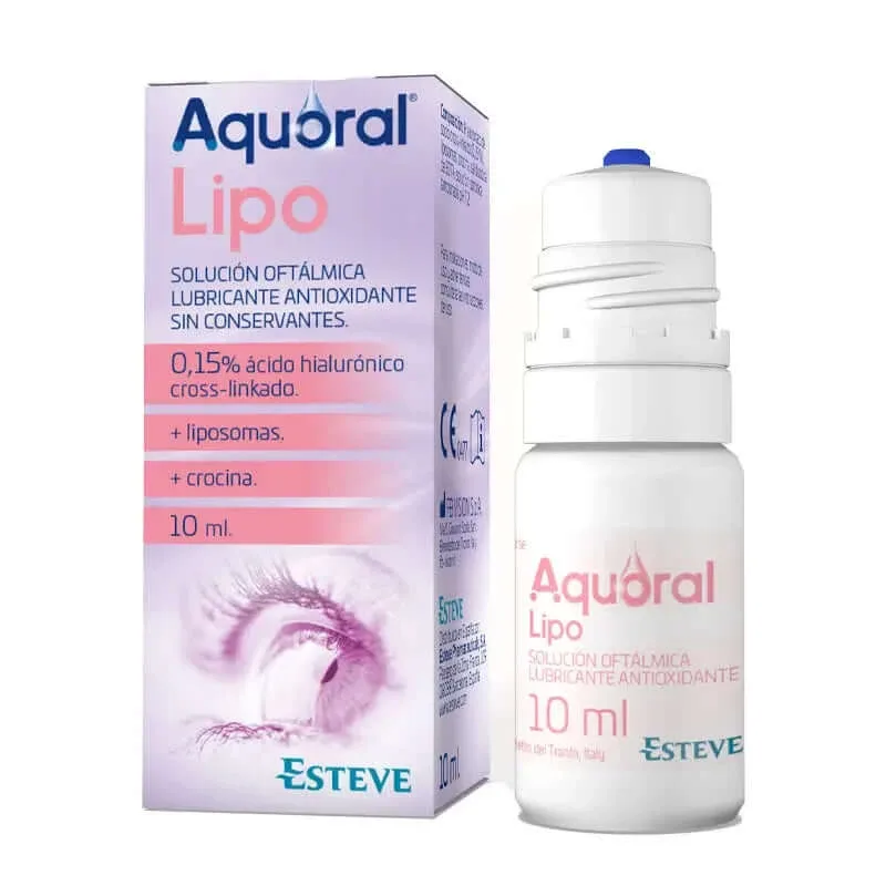 Picături oculare lubrifiante sterile Aquoral Lipo, 10 ml Esteve — preț și oferte
