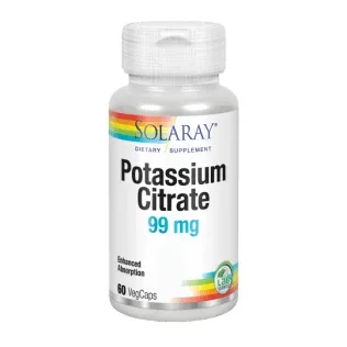 Solaray Citrat de potasiu 60 VegCaps — preț și oferte