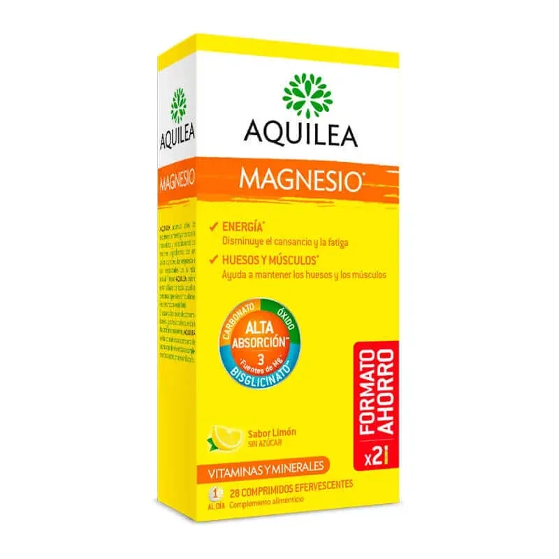 Aquilea DUPLO Magneziu efervescent, 2 x14tablete — preț și oferte