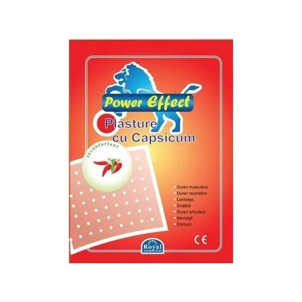 Plasturi antireumatici hot 12 cm x 18 cm - 1 buc PowerEffect CHINA — preț și oferte