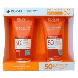 Rilastil Sun System DUPLO Milk Velluto 2x200ml — preț și oferte
