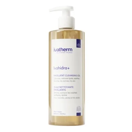 Ulei de spalare emolient Ivahidra+ piele uscata 400 ml, Ivatherm — preț și oferte