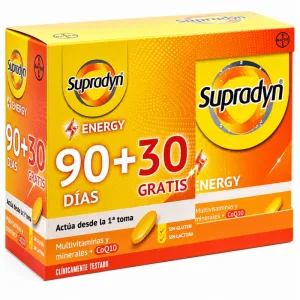 Supradyn Energy cu Coenzima Q10, 90+ 30 comprimate, Bayer