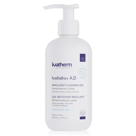 Gel de spalare emolient cu efect calmant Ivahidra+ A.D, 250 ml – Ivatherm — preț și oferte