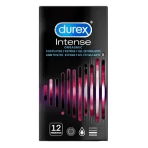 Prezervative Durex Intense Orgasmic, 12 unități