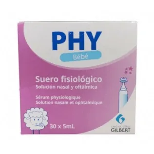 Ser fiziologic PHY Bebe Monodosis 30 unități 5ml — preț și oferte