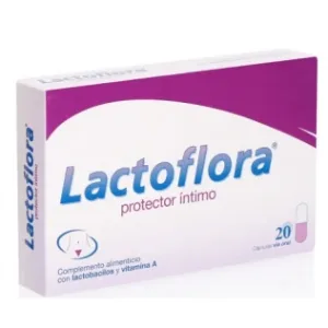 Lactoflora Intimate Protector Probiotice și vitamina A, 20capsule