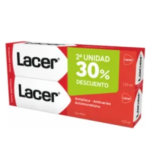 Pastă de dinți Lacer DUPLO, 2 x 125ml