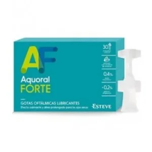 Aquoral Forte cu acid hialuronic 0,4% picături oftalmice 0,5 ml 30 unități monodose