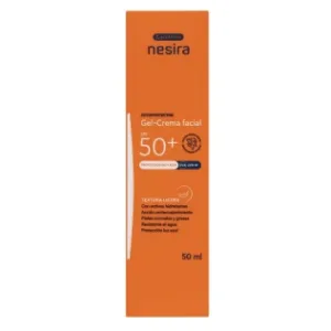 Acofarma Nesira Solar SPF 50+ Gel cremă de față ușor de atins 50 ml
