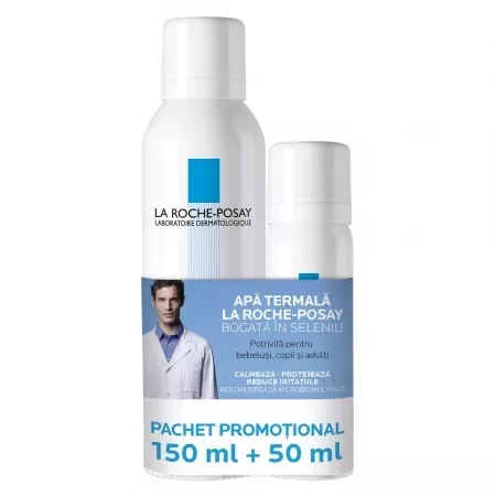 Pachet Apa Termala cu efect de calmare si protejare, La Roche-Posay, 150 ml + 50 ml — preț și oferte