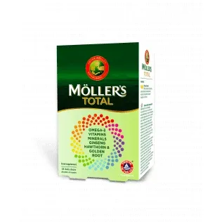 Mollers Total Vit Mine și Omega 3 28 tabs — preț și oferte