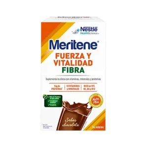 Meritene Strength & Vitality FIBRE Ciocolată 14 plicuri