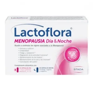 Lactoflora menopauză 30 capsule zi + 30 capsule noapte