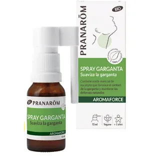 Pranarom Aromaforce Spray organic pentru gât, 15 ml — preț și oferte