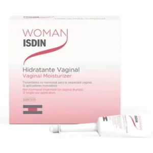 Isdin Woman Gel cremă hidratantă vaginală, 12 aplicatoare doză unică x 6ml