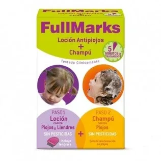 Fullmarks PACK Loțiune împotriva păduchilor și a liendelor 100 ml + Șampon 150 ml — preț și oferte
