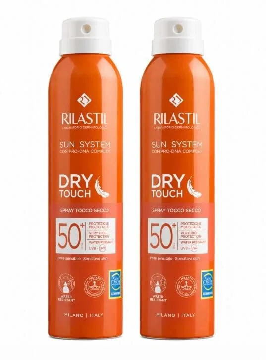 Rilastil Sun System SPF50+ Dry Touch+, 2 x 200 ml, Istituto Ganassini — preț și oferte