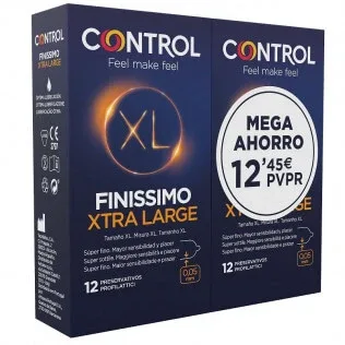 Control DUPLO Presevativos Finissimo XL, 2X12 unități — preț și oferte