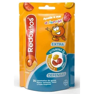 Redoxitos Extra Defensas 25 Gummies Orange Căpșuni și fructe tropicale — preț și oferte