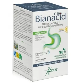 Aboca Neobianacid 45 comprimate LEMON — preț și oferte