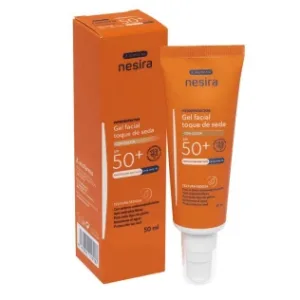 Acofarma Nesira Solar Facial Gel Silk Touch Colour SPF 50+ 50ml