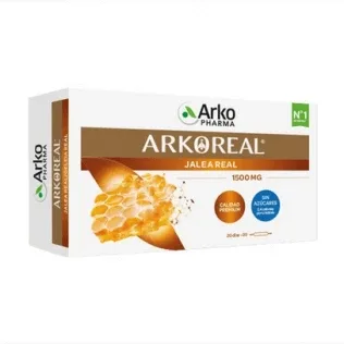 Arkoreal Royal Jelly 1500mg Fresh Organic Royal Jelly fără zahăr 20 fiole Arkopharma — preț și oferte