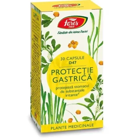 Protectie gastrica D47, 30 capsule, Fares — preț și oferte