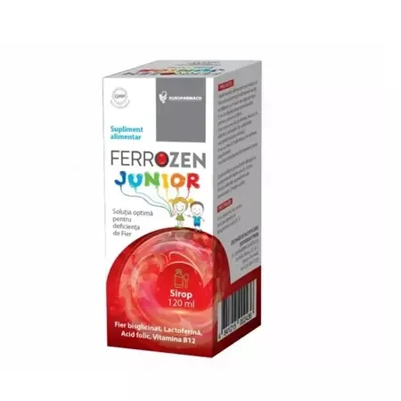 Ferrozen Junior Sirop, 120 ml, Eurofarmaco — preț și oferte
